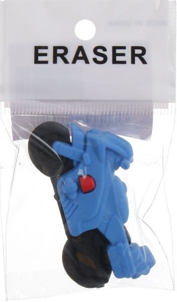 Ластик Мотоцикл голубой