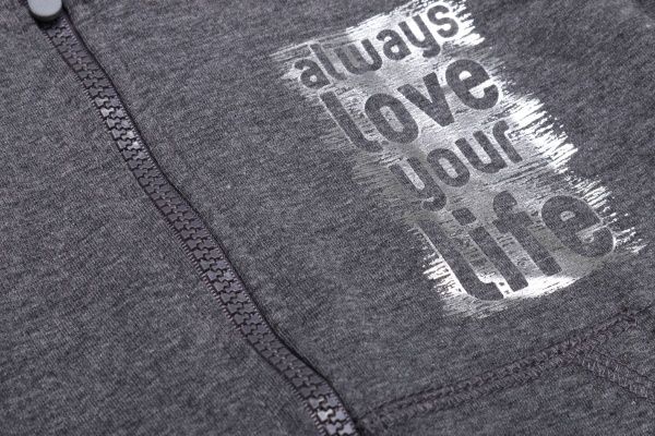 Спортивний костюм Маленькие люди для дівчинки р.128 графіт 