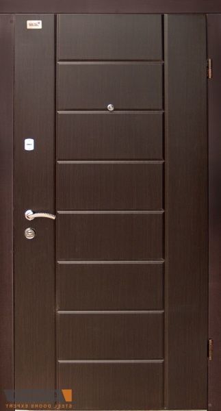 Двері вхідні Abwehr АМ-54 096П (ТІК/Днср) Sap+Kale НЧ коричневий 2050x960мм праві