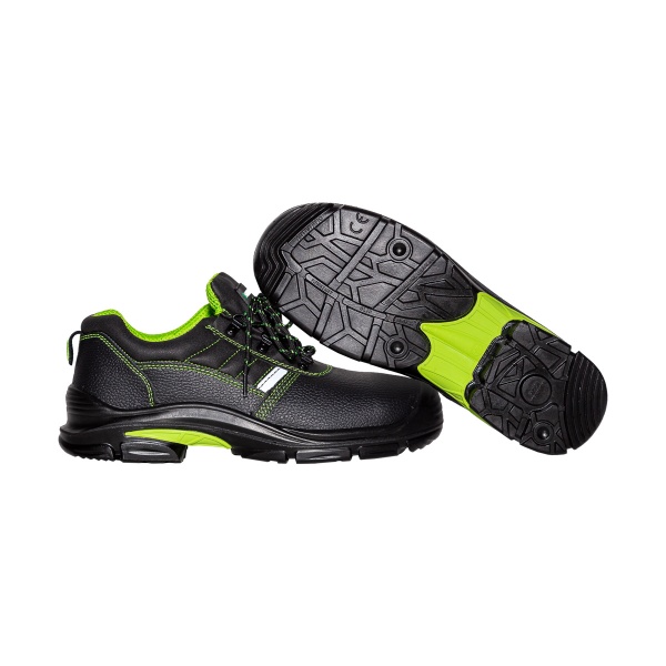 Полуботинки рабочие Sizam Houston р.40 36184 черный с салатовым