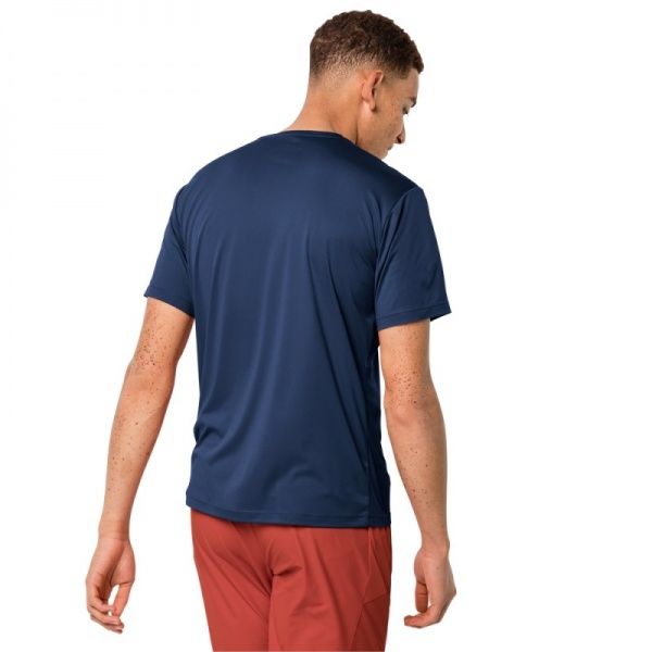 Футболка Jack Wolfskin PEAK GRAPHIC T M 1807181-1024 р. 2XL синій