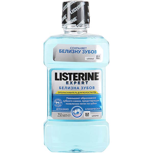 Ополаскиватель Listerine Отбеливающий 250 мл