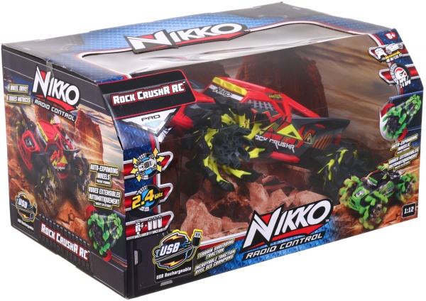 Машинка на р/к Nikko Rock CrushR Red Lightning 1:18 10212