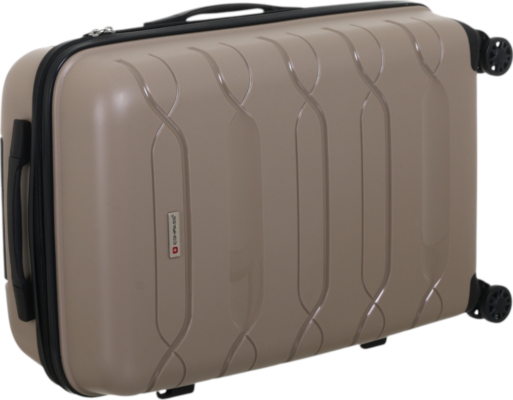 Чемодан Compass №XY007 M 59 л капучино 60x41x24 см