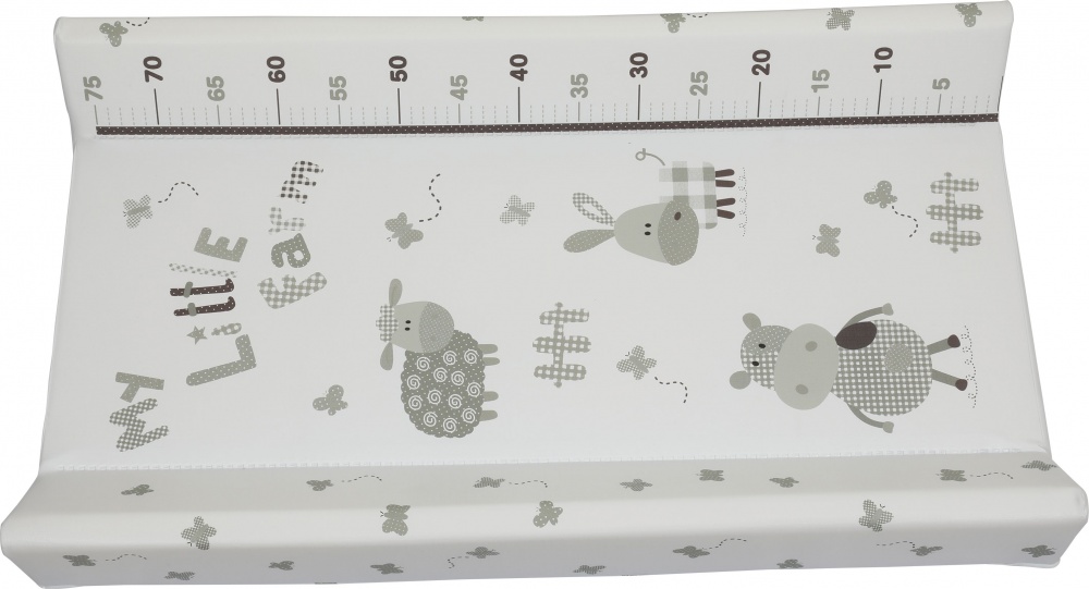 Пеленальный матрасик Bambinelli 78х76х10 см бело-серый Mattress