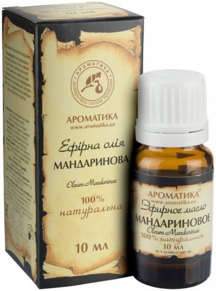 Эфирное масло Ароматика Мандаринова 10 мл 
