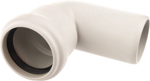 Коліно Ostendorf безшумне ПП d50x87°