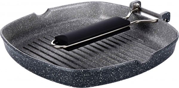Сковорода-гриль Light Stone Аnthracite 24x24 см KN78024 Kohen