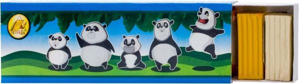 Пластилин Мишки 8 цветов Тетрада