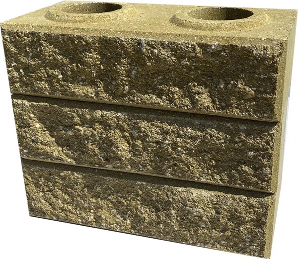 Цегла гіперпресована LEGO-FASAD колота жовта