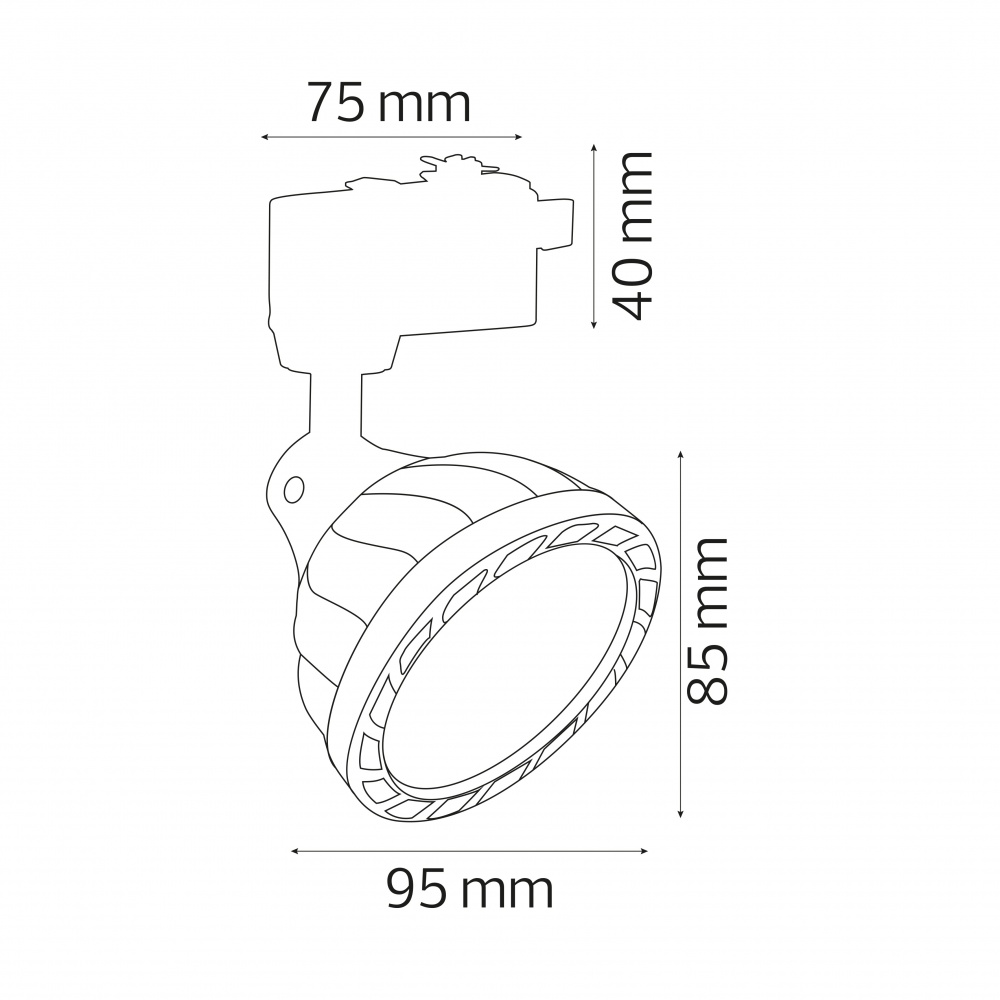 Подвес трековый HOROZ ELECTRIC FARS 26 Вт 4200 К черный 018-030-0026-020