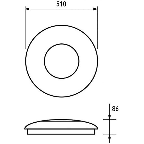 Світлодіодний світильник Eurolamp Smart Light Flower 60W 3000-6000K