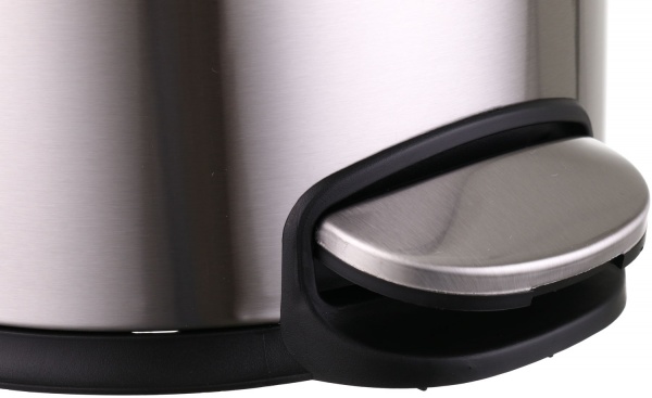 Ведро с педалью Java JH-8853 — 12L chrome SOFT CLOSE