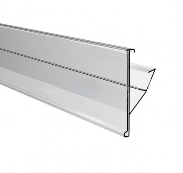 Цінникотримач профільний POS STORE LS 39 1238 мм. прозорий 10 од. 