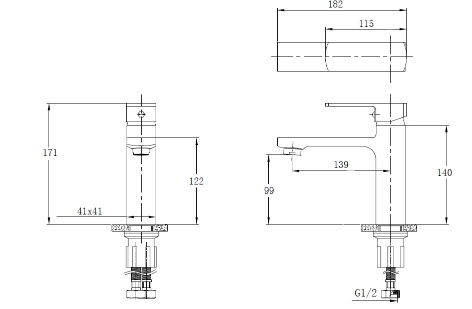 Смеситель для умывальника Mixxen WAKE хром MXYA0776