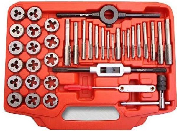 Набір мітчиків та плашок Toptul М3 - М12 40 шт. JGAI4001