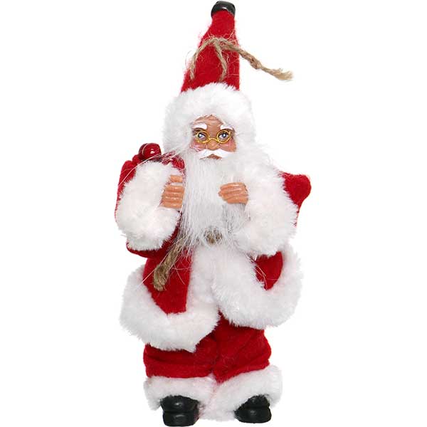 Фігура Дід Мороз червоний 18 см