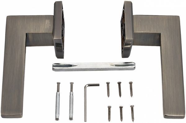 Ручка на розетці  MVM Z-1324 стара бронза