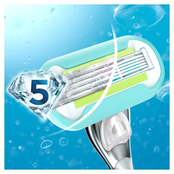 Подарочный набор для женщин Gillette Venus Extra Smooth Platinum бритва + 2 кассеты + дорожный футляр