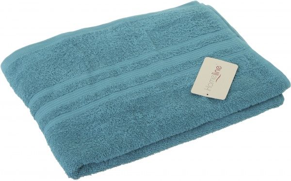 Полотенце с полосками 70x140 см бирюзовый Home Line 