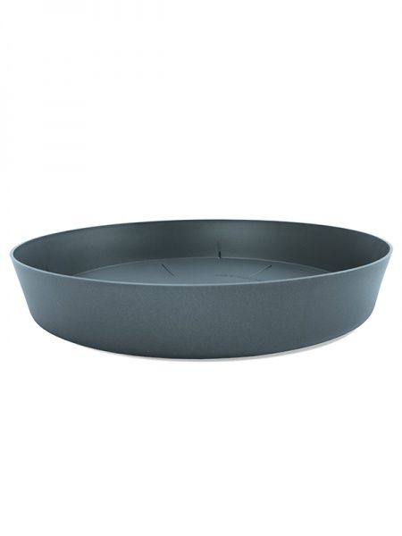 Піддон пластиковий Plastiken Plato TES 8736 круглий антрацит 