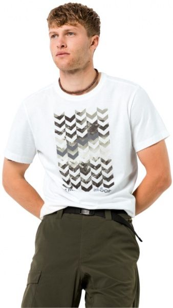 Футболка Jack Wolfskin CHEVRON T M 1806991-5018 2XL білий