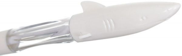 Ручка гелевая Акула белая 