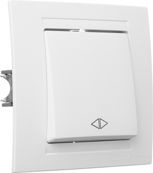 Кнопка звонка Gunsan Moderna без подсветки 16 А 250В белый MD 29 11 135