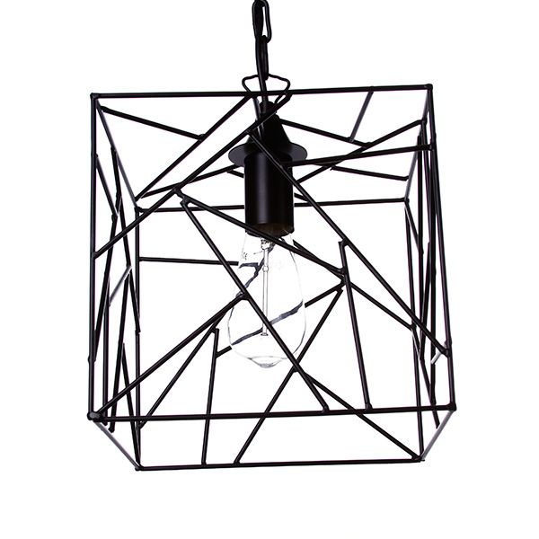 Підвіс Vitaluce 1x60 Вт E27 чорний V4134/1S 