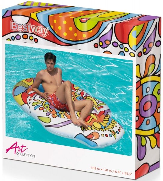 Матрац надувний Bestway Череп 193хрізнокольоровий