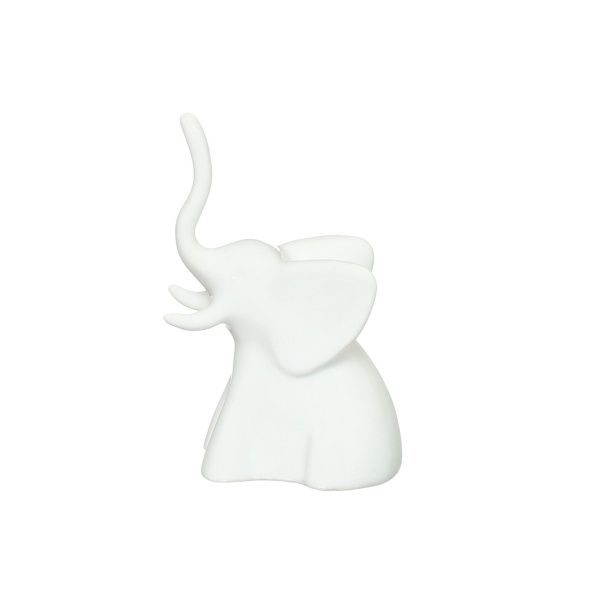 Подставка для украшений Слоник белый 