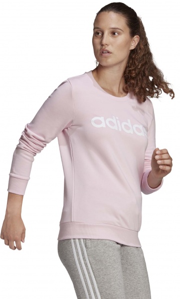 Світшот Adidas W LIN FT SWT GL0721 р. XS рожевий
