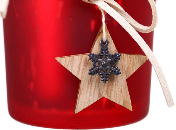 Подсвечник Christmas time 7,5x7,5x8 см