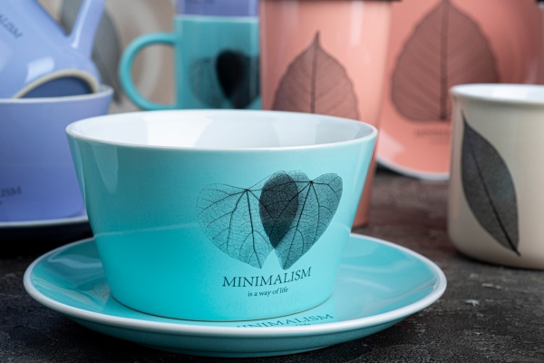 Салатник Minimalism 480 мл фіолетовий (HTK-019) Limited Edition