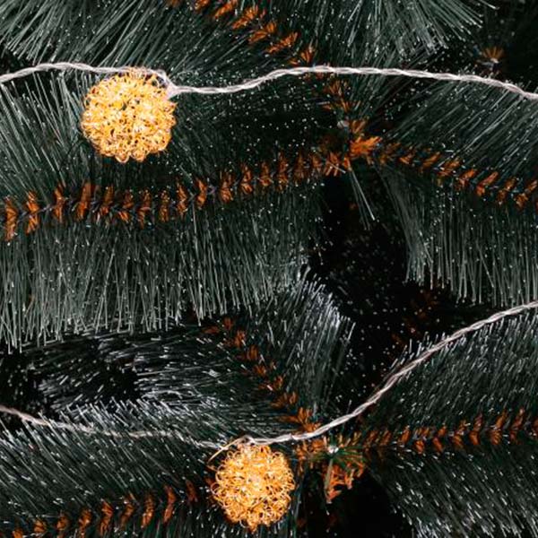 Гирлянда линейная LED 20 ламп 4 м белая