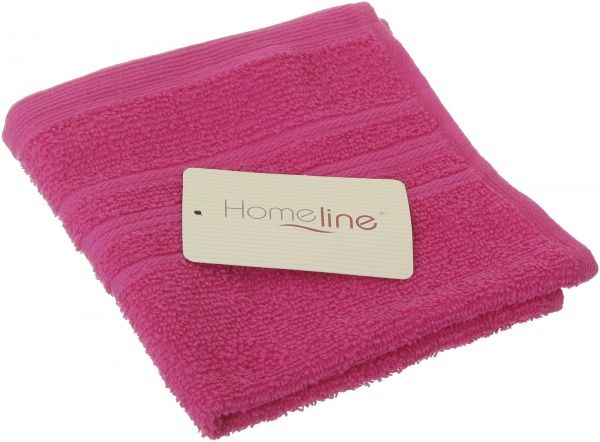 Рушник зі смужками 30x30 см малиновий Home Line 