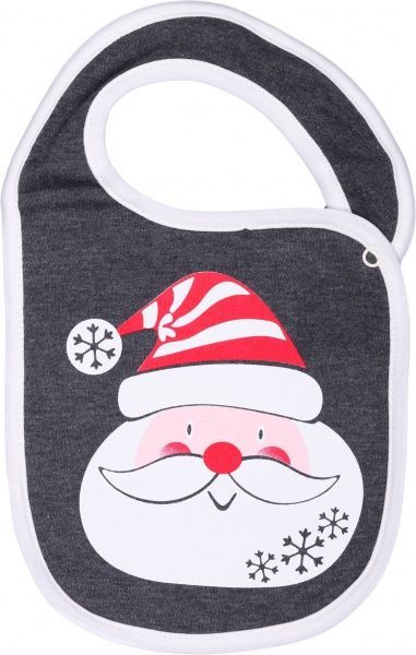 Слинявчик Baby Veres Happy New Yea сірий 