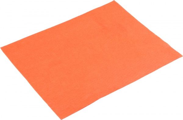 Фетр помаранчевий,  1 мм, 42,5x33 см