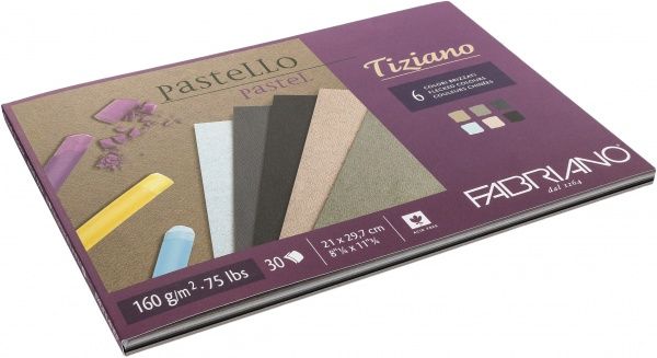 Склейка для пастели Tiziano A4 21x29,7 см 160 г/м² 30 листов Fabriano