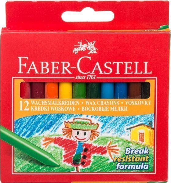 Карандаши восковые Faber-Castell
