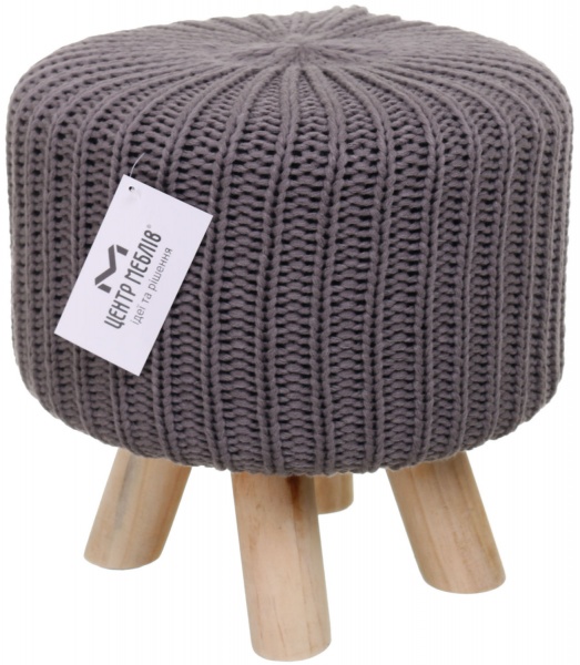 Пуф Наварра D300хH300 мм OT01137 серый 