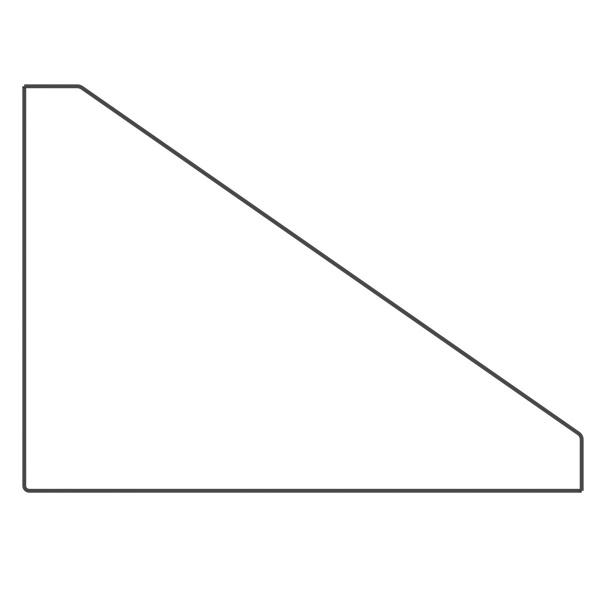 Кронштейн для полиць Valore Трикутник Loft SB-T-28