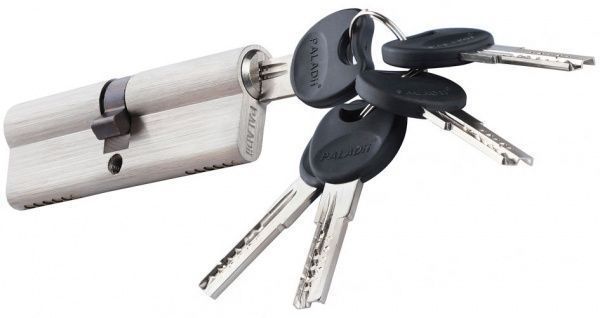 Цилиндр Paladii ST ПЦ095 30x60 ключ-ключ 90 мм сатин