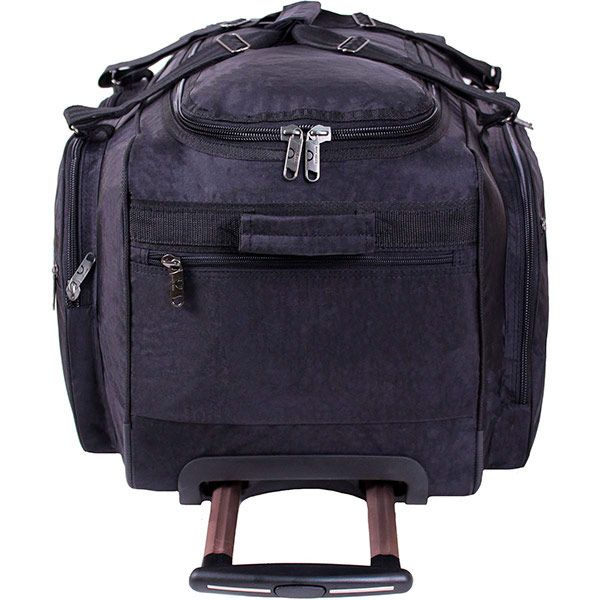 Сумка дорожня на колесах Bagland 34970 82 л чорний Мадрид 