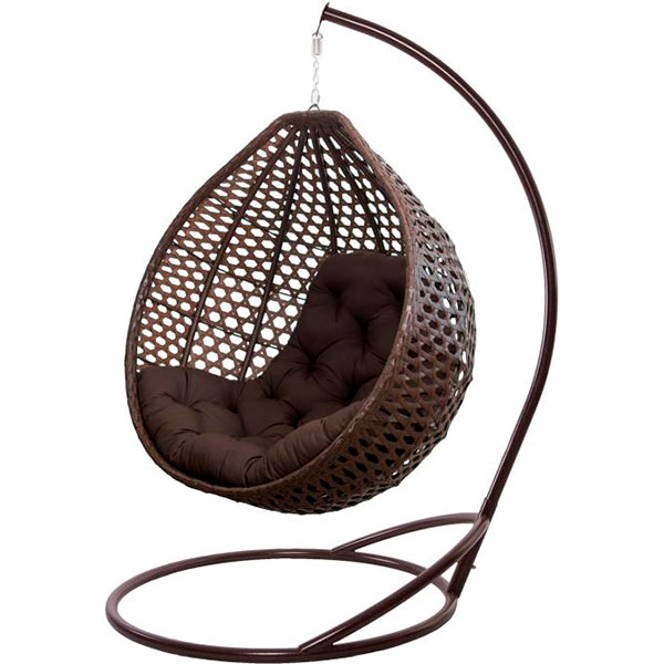 Кресло-кокон Колибри 1200х730х1050 см коричневый