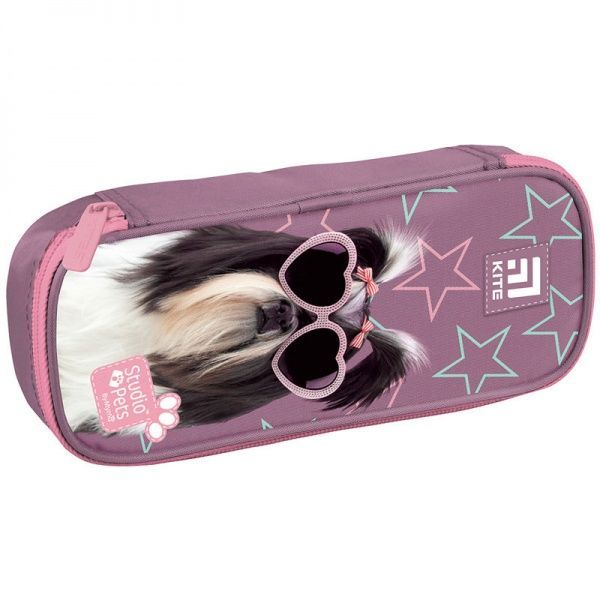 Пенал шкільний SP21-662-1 1 відділення органайзер 48087 KITE фіолетовий