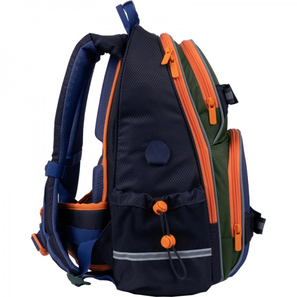 Рюкзак школьный KITE (пенал + сумка) WK 702 сине-зелёный 48286