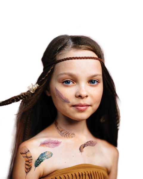 Тату временное TATTon.me Feather Set