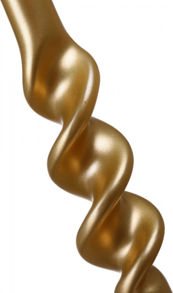 Свеча Pako-If витая 22х220 мм золото 2 шт/уп 