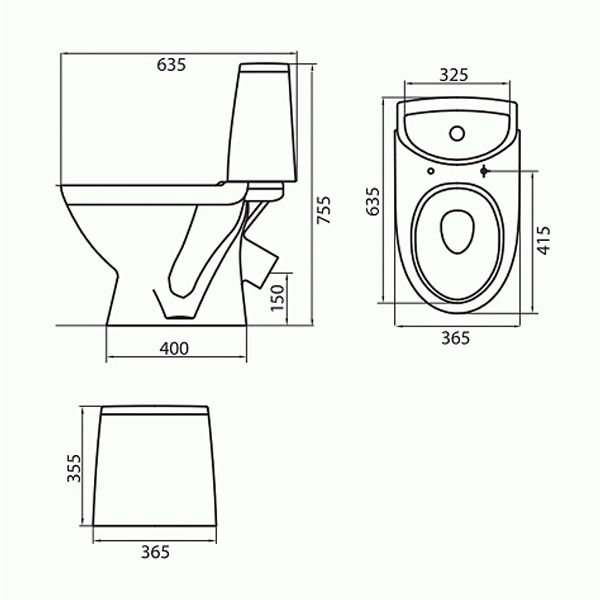 Компакт Kolo Runa L89201000 с сиденьем